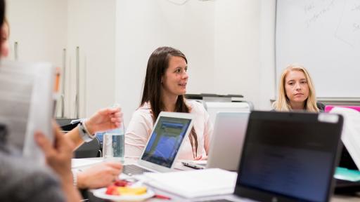 People at a meeting