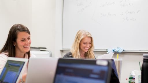 students in class