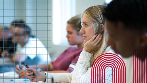 students in class