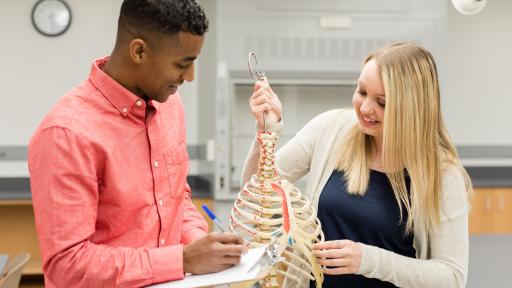 Students in a lab