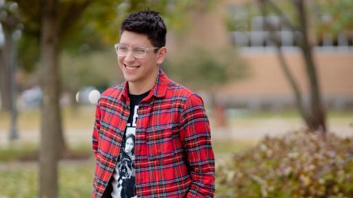 North Central College student