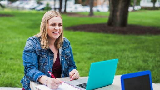 student in summer school