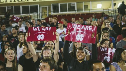 Students during welcome week