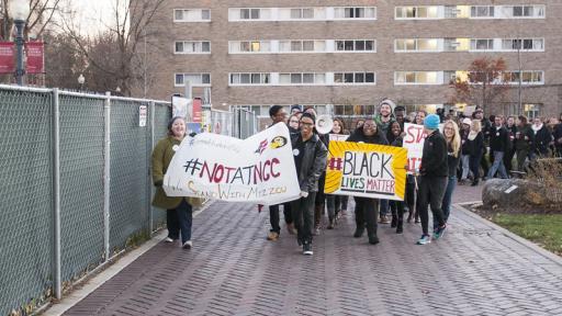 Campus community marching to raise awareness