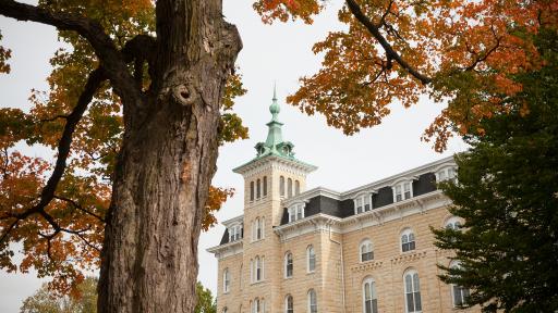 Old Main in the Fall