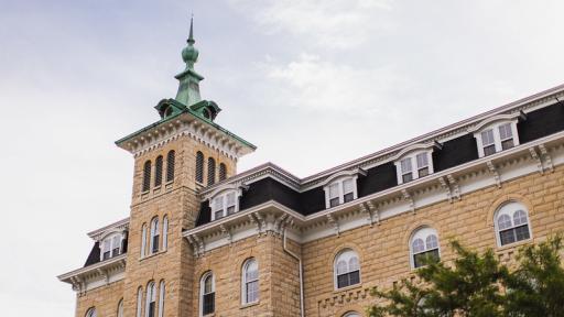Old Main on North Central College campus 