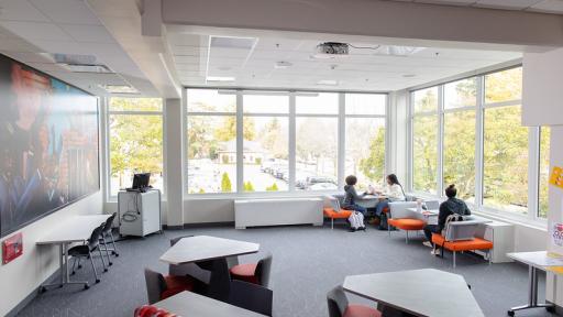 Students studying together