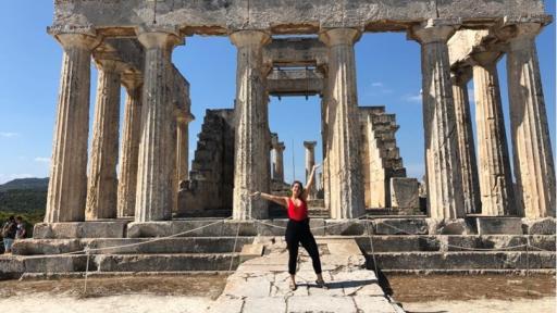 student in Greece