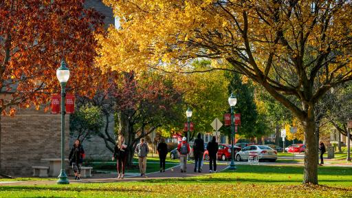 Campus walkway