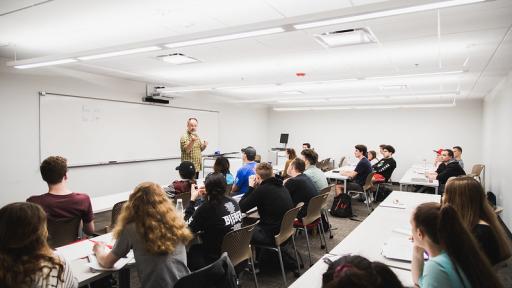 Students in classroom