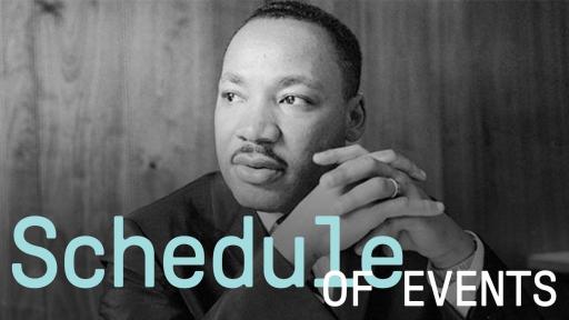 MLK Schedule of Events