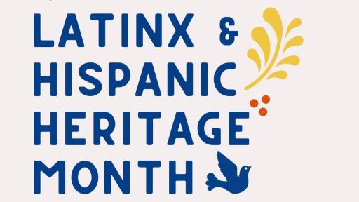 A graphic for Latinx & Hispanic Heritage Month at North Central College.