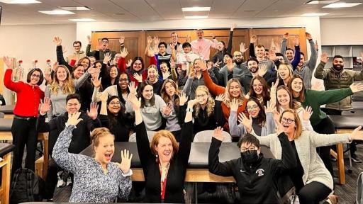 Students in the doctor of physical therapy program.