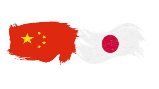 china and japan flags