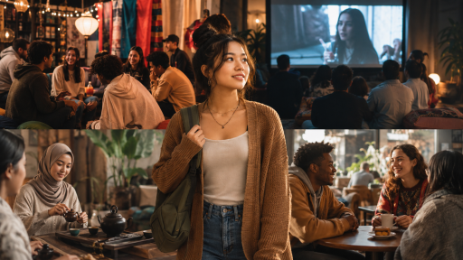 Six student clubs, film nights, tea ceremonies and global cafés. Find your people.