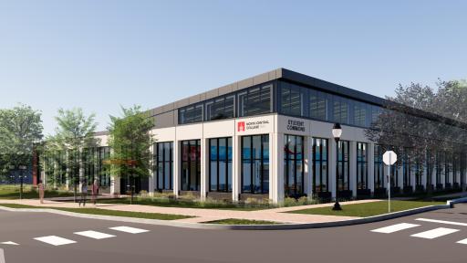 A rendering of the Student Commons.
