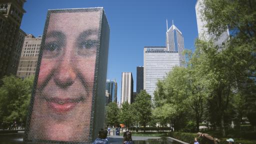 millennium park fountains