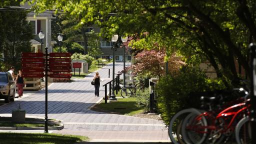 campus walkway