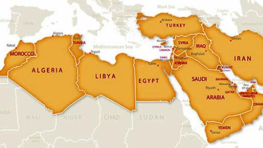 Middle Eastern and North African Studies Map