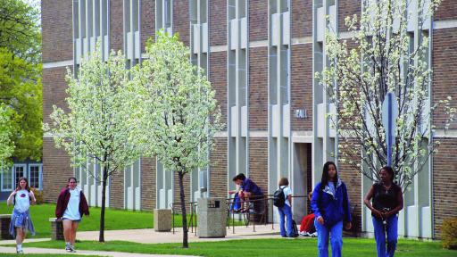 exterior of rall dormitory