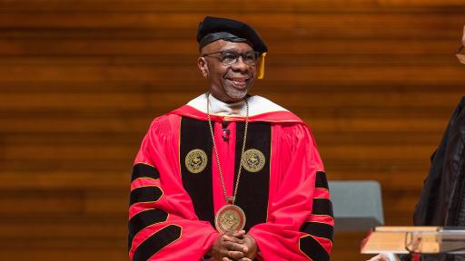 President G-P during his Investiture.