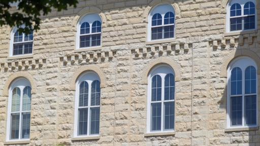 A picture of Old Main, North Central College's administration building.